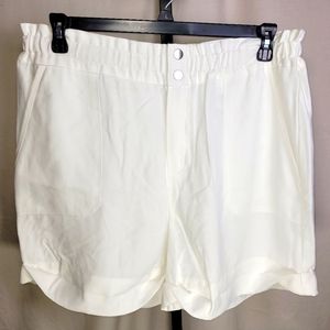 INC International Concepts High Rise Wide Leg & Waist Womans Shorts Sz 16